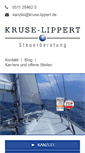 Mobile Screenshot of kruse-lippert.de
