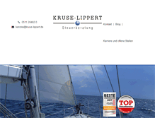 Tablet Screenshot of kruse-lippert.de